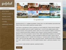 Tablet Screenshot of pavlof.cz